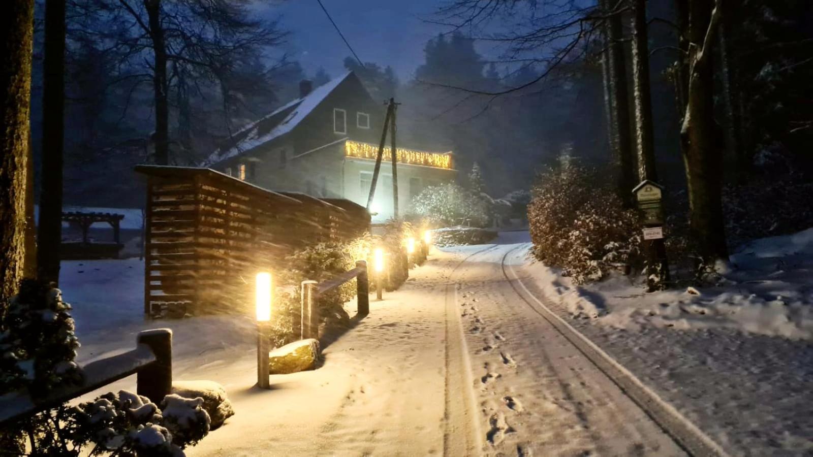 Ferienwohnung Thüringer Waldbaude Tambach-Dietharz Exterior foto